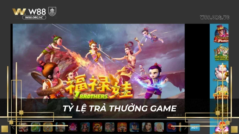 Game 7 Brothers W88 – Đến Gần Với Cơ Hội Làm Giàu 3 Tại W88 sẽ có chế độ nhân đôi thưởng 7 brothers